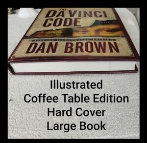 VTG. 1ST-EDITION 10 1/4" Da Vinci Code Illustrated Coffee Table Edition